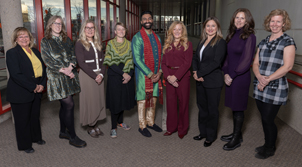 Group portrait of the 2025 to 2029 Board of Trustees .