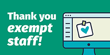 Exempt Staff Appreciation video on YouTube